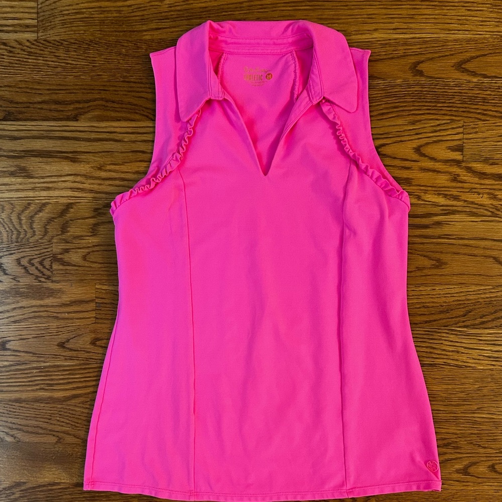 Lilly Pulitzer Martina Polo in pink. Size medium.